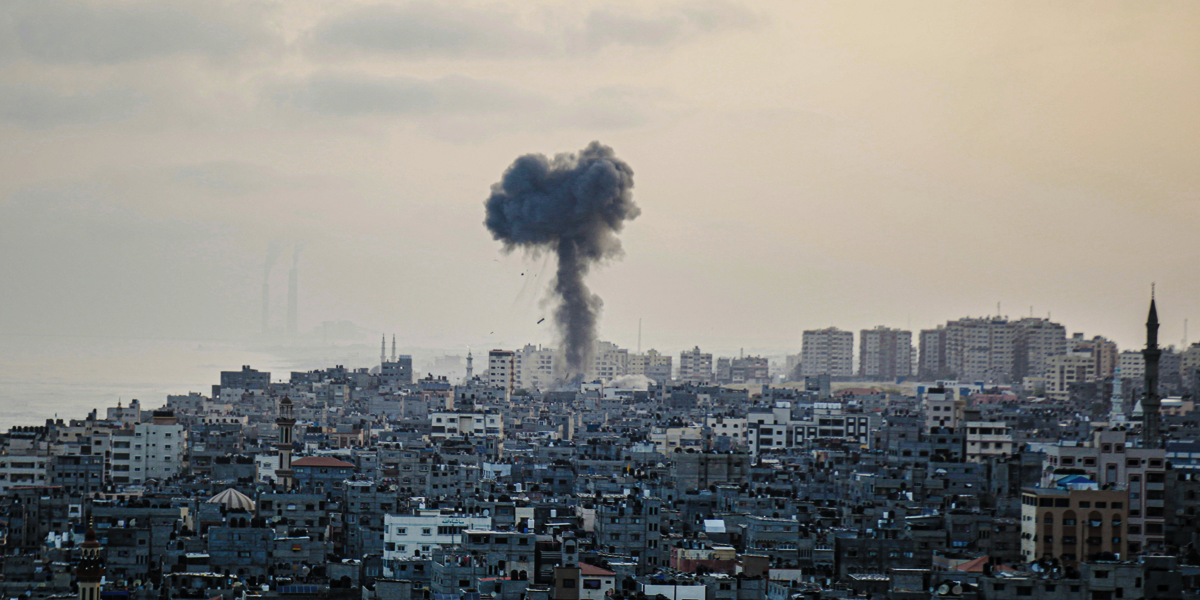 Image illustrating conflict, civilians, or the political context